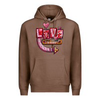 Chestnut Valentines Day Love Vacant Premium Hoodie - FaDigitalArtStudio