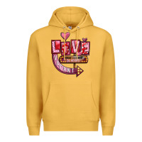 Mustard Valentines Day Love Vacant Premium Hoodie - FaDigitalArtStudio