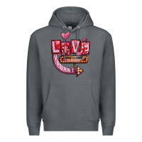 Rock Valentines Day Love Vacant Premium Hoodie - FaDigitalArtStudio
