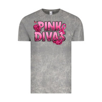 Cloud Rock Pink Divas Breast Cancer Vintage Tee - NancyCooperArtShop