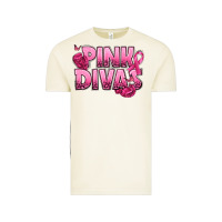Vintage Arctic Pink Divas Breast Cancer Vintage Tee - NancyCooperArtShop