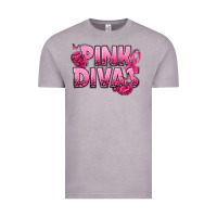 Vintage Zinc Pink Divas Breast Cancer Vintage Tee - NancyCooperArtShop