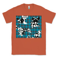 Copper winter plaid and cowhide pattern Classic Tee - RanaPortraitStore