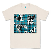 Natural winter plaid and cowhide pattern Classic Tee - RanaPortraitStore
