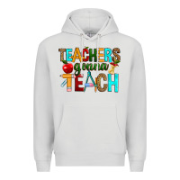 Dove Grey teachers gonna teach Premium Hoodie - RanaPortraitStore