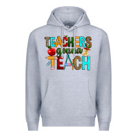 Heather Grey teachers gonna teach Premium Hoodie - RanaPortraitStore