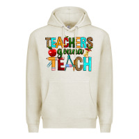 Oatmeal Heather teachers gonna teach Premium Hoodie - RanaPortraitStore