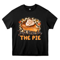 Black Just Here For The Pie Heavy Core Tee - MaliasSmallBusiness