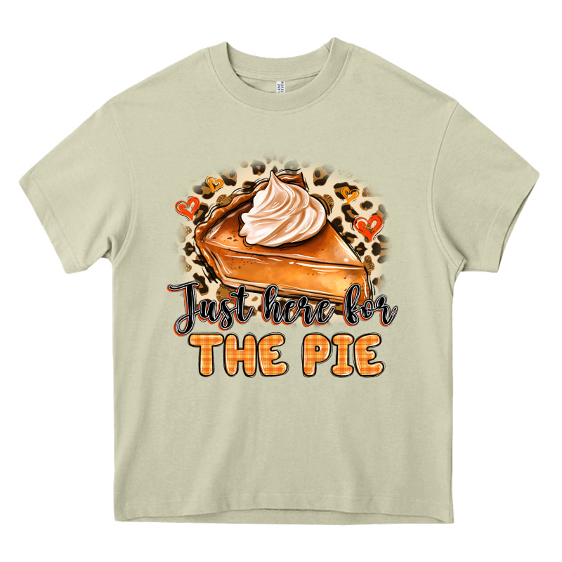 Just Here For The Pie Heavy Core Tee by MaliasSmallBusiness | Teevron