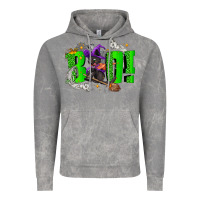 Cloud Rock Boo! with black cat Halloween Vintage Hoodie - NancyCooperArtShop