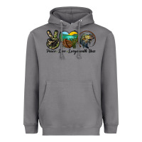 Storm peace love largemouth bass Heavyweight Hoodie - LillyAllenDesigns