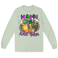 Matcha mardi gras and beer Long Sleeve Tee - CowGirlArtShop
