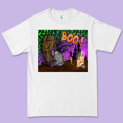 Boo Mousepad Premium Tee Designed By Bundleandbundleshop