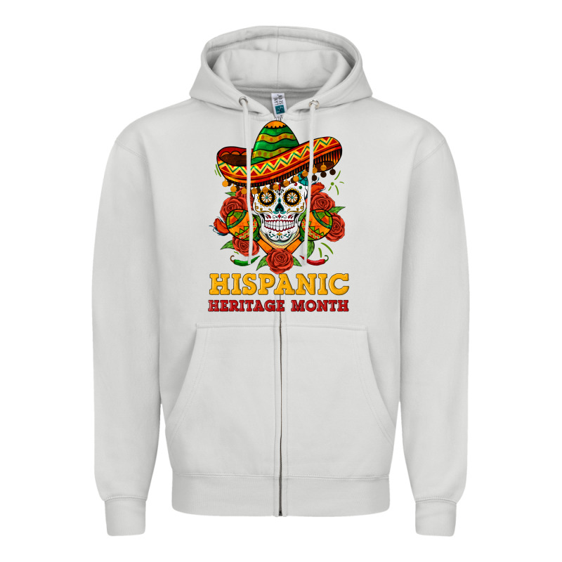 Sombrero Skull Heritage Zipper Hoodie by BundleAndBundleShop | Teevron