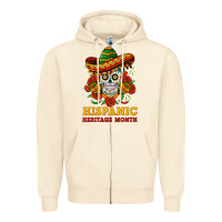 Sandshell sombrero skull heritage Zipper Hoodie - BundleAndBundleShop