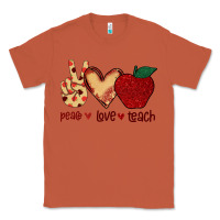 Copper Peace Love Teach Classic Tee - Bettercallsaul