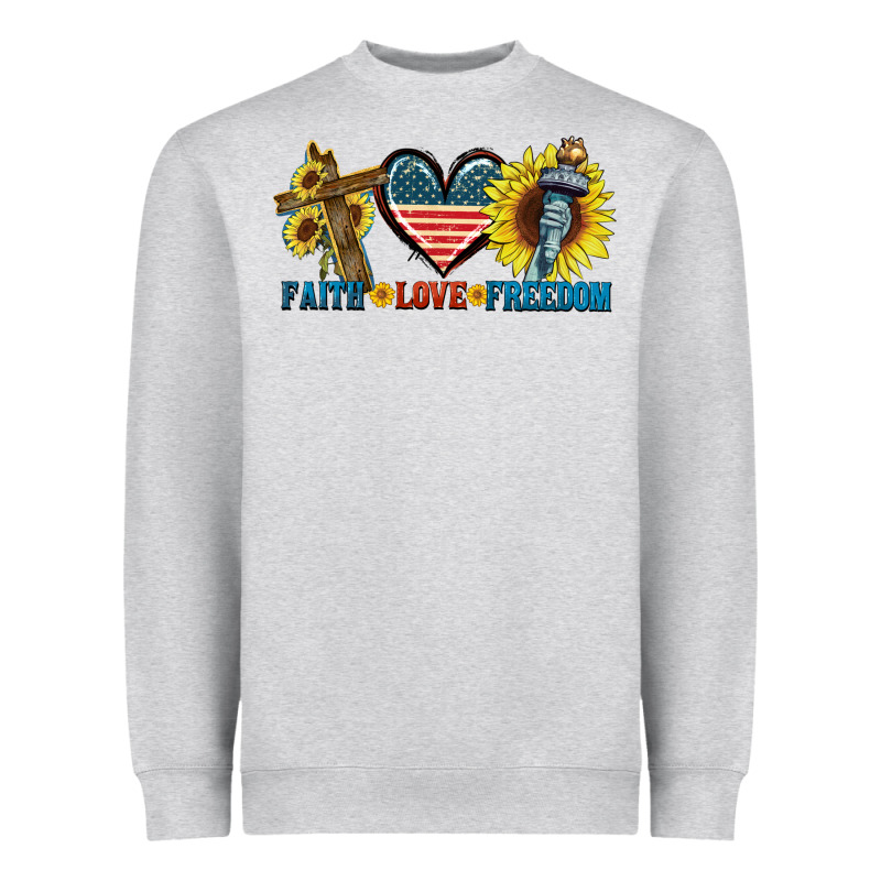 Fatih Love Freedom Heavyweight Sweatshirt by FaDigitalArtStudio | Teevron