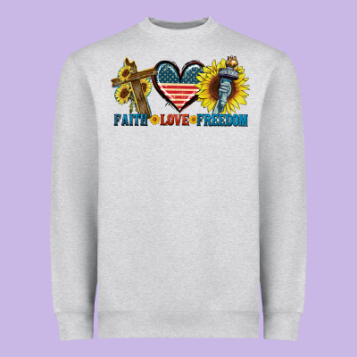 Fatih Love Freedom Heavyweight Sweatshirt Designed By Fadigitalartstudio
