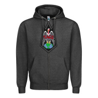 Charcoal Heather classic kaos   global domination Zipper Hoodie - tuanDangUi