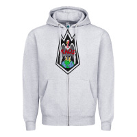 Heather Grey classic kaos   global domination Zipper Hoodie - tuanDangUi