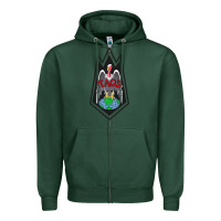 Sports Green classic kaos   global domination Zipper Hoodie - tuanDangUi