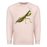 Pale Pink mantis Premium Sweatshirt - LillyAllenDesigns