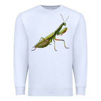 White mantis Premium Sweatshirt - LillyAllenDesigns