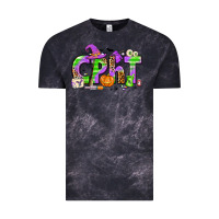Cloud Black Halloween CPHT Pharmacy Technician Vintage Tee - texasbilliewilder