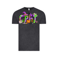 Vintage Black Halloween CPHT Pharmacy Technician Vintage Tee - texasbilliewilder