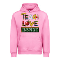 Fuchsia Pink teach love inspire Urban Hoodie - BarkalooDesign