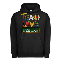Pigment Black teach love inspire Urban Hoodie - BarkalooDesign