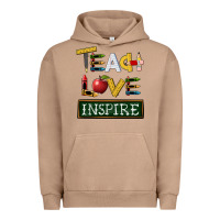 Pigment Burro teach love inspire Urban Hoodie - BarkalooDesign
