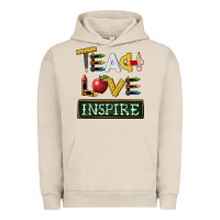 Pigment French Oak teach love inspire Urban Hoodie - BarkalooDesign