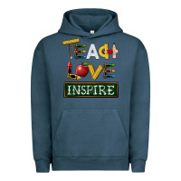 Pigment Midnight Navy teach love inspire Urban Hoodie - BarkalooDesign