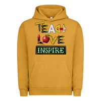 Pigment Peanut Butter teach love inspire Urban Hoodie - BarkalooDesign