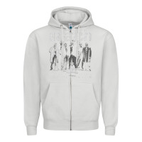 Dove Grey snatch Zipper Hoodie - tuanDangUi