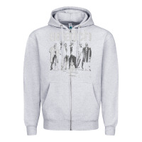 Heather Grey snatch Zipper Hoodie - tuanDangUi