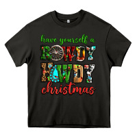 Asphalt Have yourself a rowdy howdy Christmas Heavy Core Tee - NancyCooperArtShop