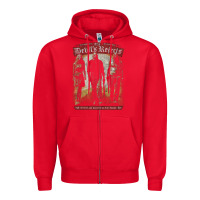 Red the devils rejects 3 Zipper Hoodie - tuanDangUi