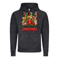 Vintage Black just a girl who loves christmas Vintage Hoodie - texasbilliewilder