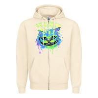 Sandshell colorul chesire Zipper Hoodie - tuanDangUi