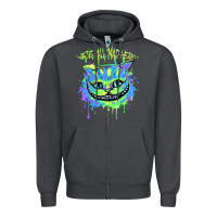 Smoke colorul chesire Zipper Hoodie - tuanDangUi