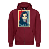 Burgundy taraji p henson hope Zipper Hoodie - tuanDangUi