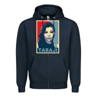 Navy taraji p henson hope Zipper Hoodie - tuanDangUi