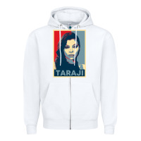 White taraji p henson hope Zipper Hoodie - tuanDangUi