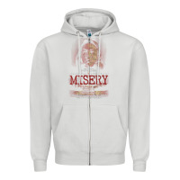 Dove Grey misery Zipper Hoodie - tuanDangUi