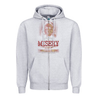 Heather Grey misery Zipper Hoodie - tuanDangUi