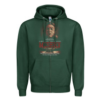 Sports Green misery Zipper Hoodie - tuanDangUi