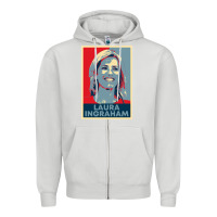 Dove Grey laura ingraham hope Zipper Hoodie - tuanDangUi