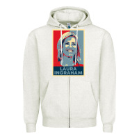 Oatmeal Heather laura ingraham hope Zipper Hoodie - tuanDangUi